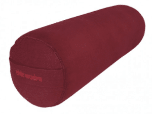 Bolster cylindrique bordeaux