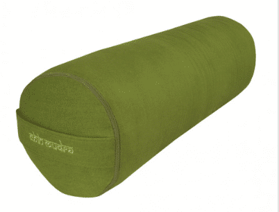 Bolster cylindrique vert