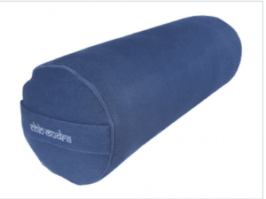Bolster cylindrique bleu