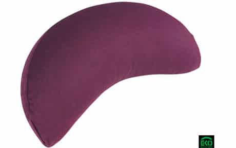 Coussin de méditation Demi-Lune - prune