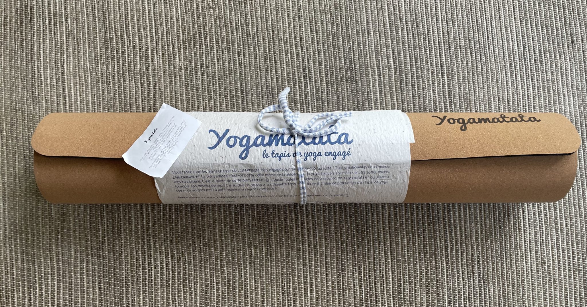 Tapis de yoga confort – Neutre