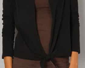 Cache Cœur Amba Jacket - noir