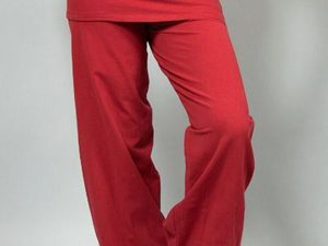 Pantalon de yoga Sohang bordeau