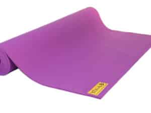Tapis de yoga mauve