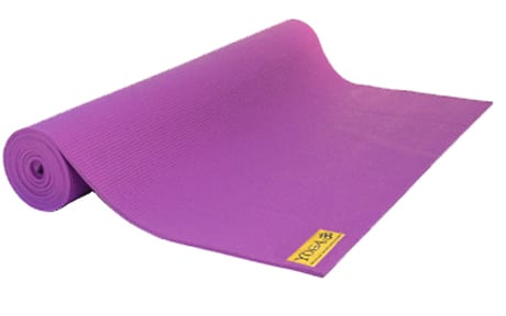 Tapis de yoga mauve
